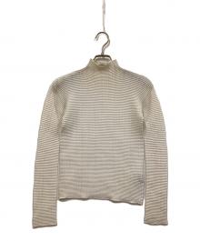 ISSEY MIYAKE FETE（イッセイミヤケフェット）の古着「プリーツカットソー」｜ホワイト