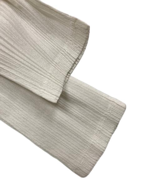 PLEATS PLEASE（プリーツプリーズ）PLEATS PLEASE (プリーツプリーズ) プリーツドルマンカットソー ホワイト サイズ:3の古着・服飾アイテム