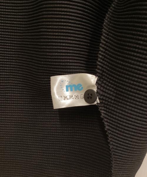 me ISSEY MIYAKE（ミーイッセイ ミヤケ）me ISSEY MIYAKE (ミーイッセイ ミヤケ) ワッフルプリーツブラウス ブラック サイズ:-の古着・服飾アイテム