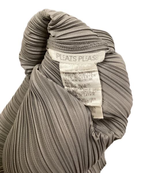 PLEATS PLEASE（プリーツプリーズ）PLEATS PLEASE (プリーツプリーズ) プリーツノースリーブカットソー グレー サイズ:3の古着・服飾アイテム