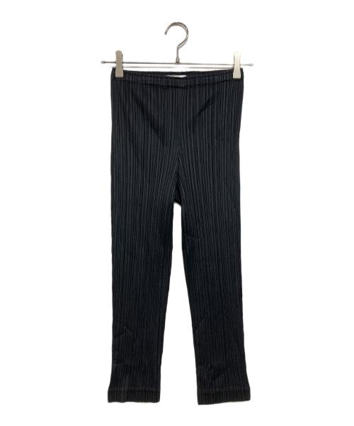 PLEATS PLEASE（プリーツプリーズ）PLEATS PLEASE (プリーツプリーズ) プリーツパンツ ブラック サイズ:2の古着・服飾アイテム
