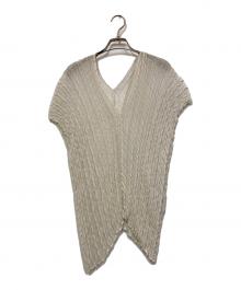 ISSEY MIYAKE（イッセイミヤケ）の古着「プリーツカットソー」｜ホワイト