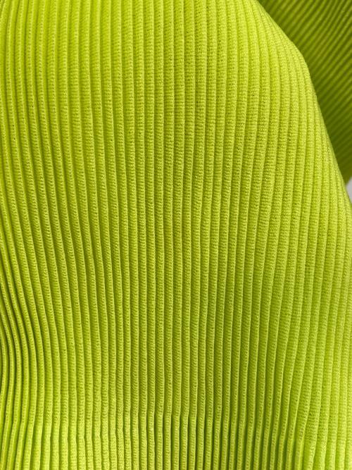 PLEATS PLEASE（プリーツプリーズ）PLEATS PLEASE (プリーツプリーズ) プリーツノースリーブカットソー ライム サイズ:03の古着・服飾アイテム