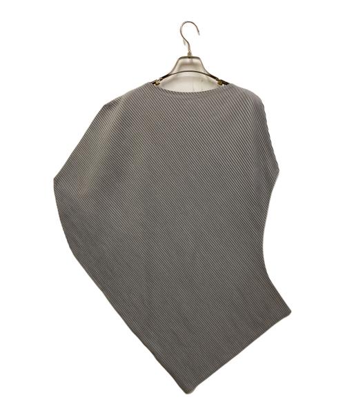 PLEATS PLEASE（プリーツプリーズ）PLEATS PLEASE (プリーツプリーズ) プリーツ 捻じれワンピース グレー サイズ:3の古着・服飾アイテム