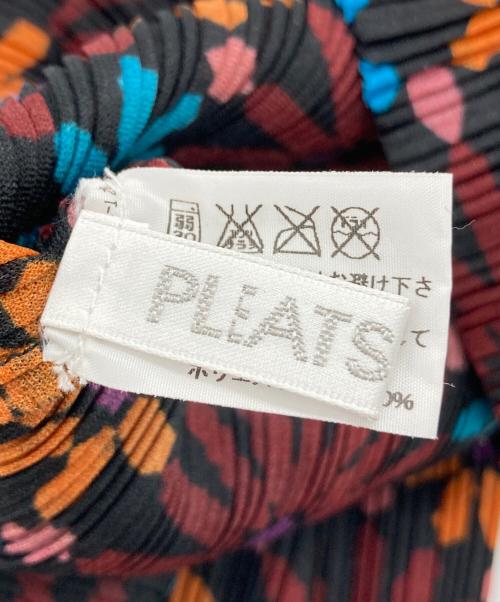 PLEATS PLEASE（プリーツプリーズ）PLEATS PLEASE (プリーツプリーズ) フラワープリント プリーツストール マルチカラーの古着・服飾アイテム
