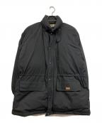 POLO RALPH LAURENポロ・ラルフローレン）の古着「チンストラップ付きラグランダウンジャケット」｜ブラック