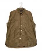 RRLダブルアールエル）の古着「ストライプワークシャツ」｜ブラウン
