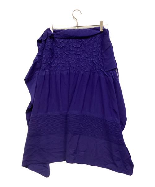 ISSEY MIYAKE（イッセイミヤケ）ISSEY MIYAKE (イッセイミヤケ) ロングスカート ブルー サイズ:2の古着・服飾アイテム