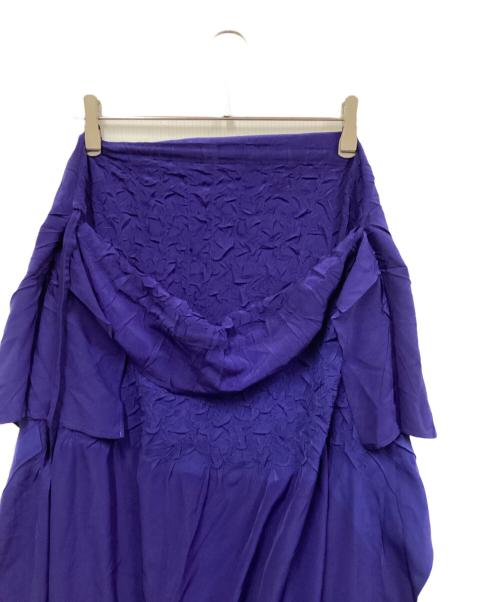 ISSEY MIYAKE（イッセイミヤケ）ISSEY MIYAKE (イッセイミヤケ) ロングスカート ブルー サイズ:2の古着・服飾アイテム