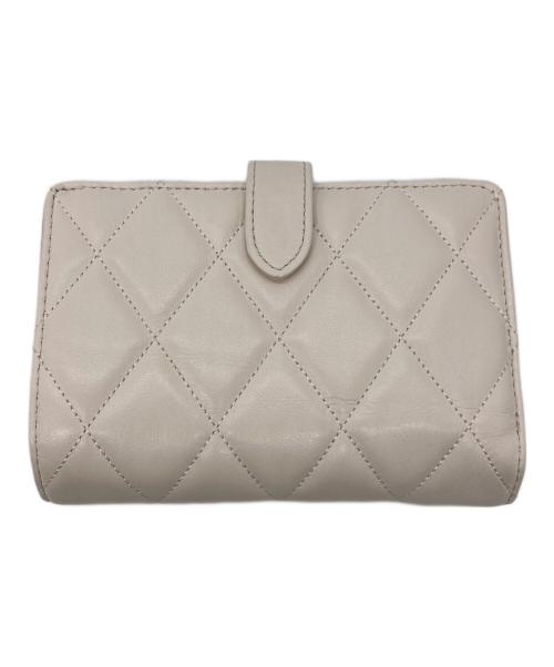 Kate Spade（ケイトスペード）Kate Spade (ケイトスペード) 2つ折り財布 ベージュの古着・服飾アイテム