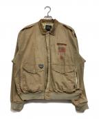 AVIREXアヴィレックス）の古着「A-2 ミリタリージャケット」｜グリーン