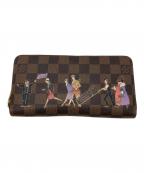 LOUIS VUITTONルイ ヴィトン）の古着「ジッピーウォレット・ヴィオレ」｜ブラウン