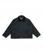 Barbourバブアー）の古着「TRANSPORT ピーチスキン」｜ブラック