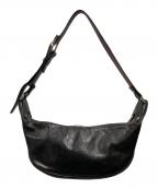 LAST CROPS by CROPPERSラストクロップスバイクロッパーズ）の古着「レザーショルダーバッグ」｜ブラック