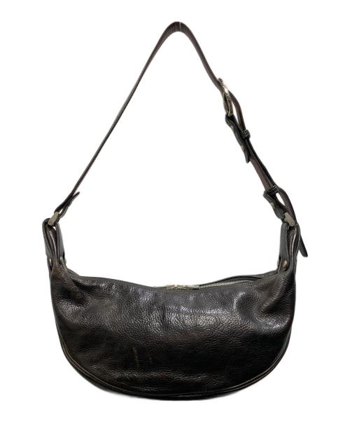 LAST CROPS by CROPPERS（ラストクロップスバイクロッパーズ）LAST CROPS by CROPPERS (ラストクロップスバイクロッパーズ) レザーショルダーバッグ ブラックの古着・服飾アイテム