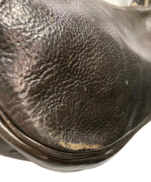 LAST CROPS by CROPPERS（ラストクロップスバイクロッパーズ）LAST CROPS by CROPPERS (ラストクロップスバイクロッパーズ) レザーショルダーバッグ ブラックの古着・服飾アイテム