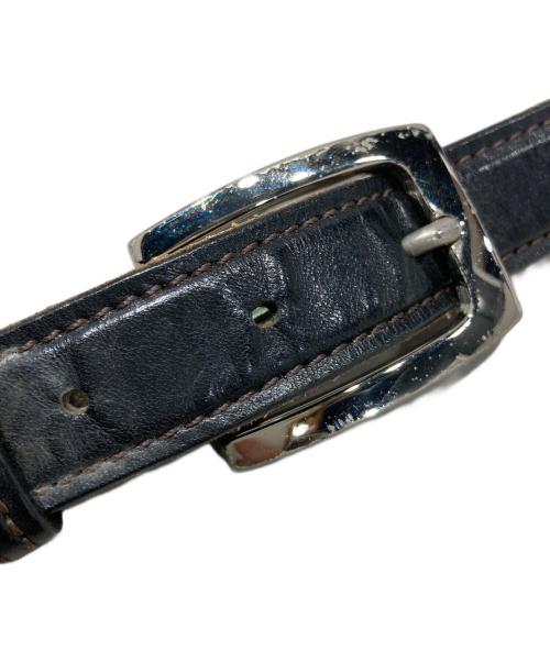 LAST CROPS by CROPPERS（ラストクロップスバイクロッパーズ）LAST CROPS by CROPPERS (ラストクロップスバイクロッパーズ) レザーショルダーバッグ ブラックの古着・服飾アイテム