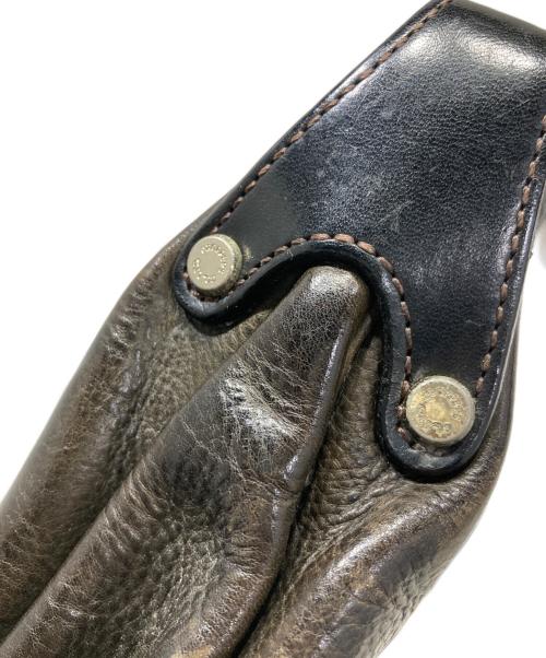 LAST CROPS by CROPPERS（ラストクロップスバイクロッパーズ）LAST CROPS by CROPPERS (ラストクロップスバイクロッパーズ) レザーショルダーバッグ ブラックの古着・服飾アイテム