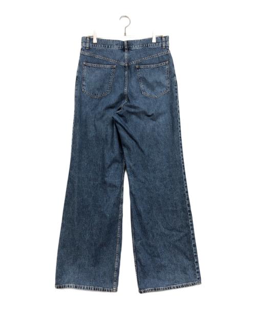 JOHN LAWRENCE SULLIVAN（ジョン ローレンス サリバン）JOHN LAWRENCE SULLIVAN (ジョン ローレンス サリバン) WASHED DENIM WIDE PANTS インディゴ サイズ:46の古着・服飾アイテム