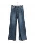 JOHN LAWRENCE SULLIVAN（ジョン ローレンス サリバン）の古着「WASHED DENIM WIDE PANTS」｜インディゴ