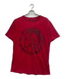 DIESEL（ディーゼル）の古着「アートTシャツ」｜レッド