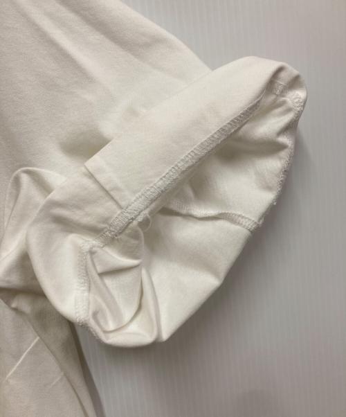 DRAWER（ドゥロワー）Drawer (ドゥロワー) コットン天竺バックジップクルーネックTEE ホワイト サイズ:１の古着・服飾アイテム