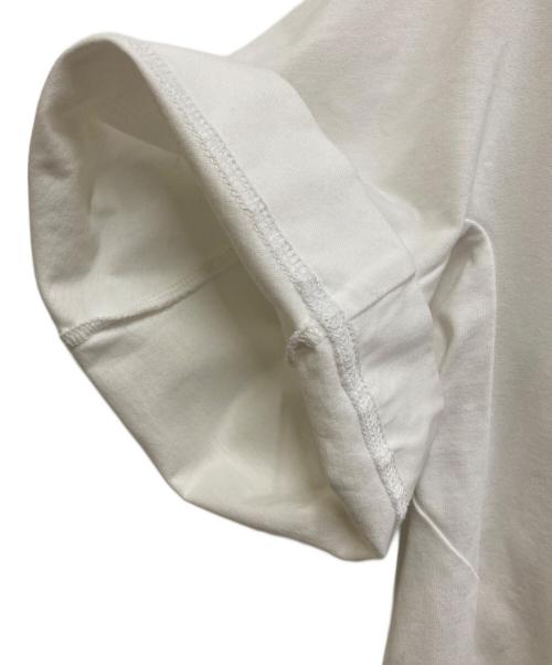 DRAWER（ドゥロワー）Drawer (ドゥロワー) コットン天竺バックジップクルーネックTEE ホワイト サイズ:１の古着・服飾アイテム
