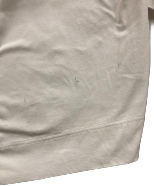 DRAWER（ドゥロワー）Drawer (ドゥロワー) コットン天竺バックジップクルーネックTEE ホワイト サイズ:１の古着・服飾アイテム