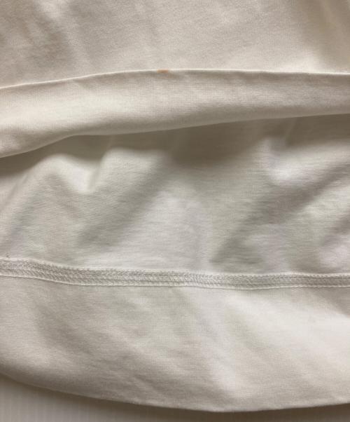 DRAWER（ドゥロワー）Drawer (ドゥロワー) コットン天竺バックジップクルーネックTEE ホワイト サイズ:１の古着・服飾アイテム