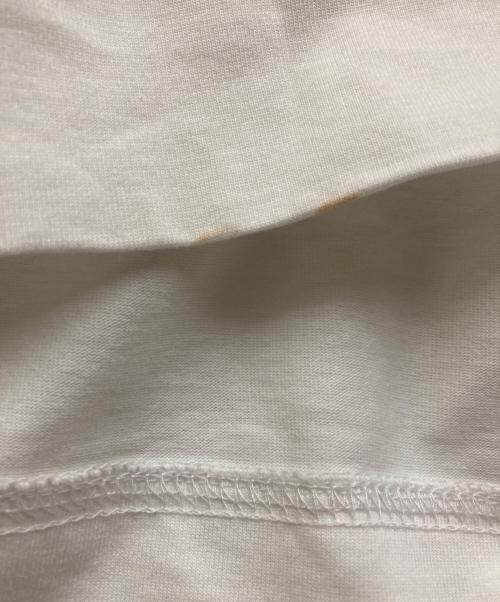 DRAWER（ドゥロワー）Drawer (ドゥロワー) コットン天竺バックジップクルーネックTEE ホワイト サイズ:１の古着・服飾アイテム