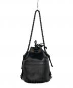 J&M DAVIDSONジェイ＆エム デヴィッドソン）の古着「カーニバルフリンジレザーバッグ」｜ブラック