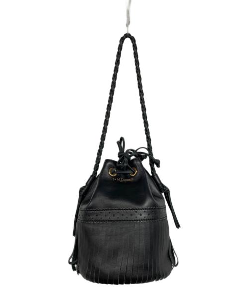 J&M DAVIDSON（ジェイ＆エム デヴィッドソン）J&M DAVIDSON (ジェイ＆エム デヴィッドソン) カーニバルフリンジレザーバッグ ブラックの古着・服飾アイテム