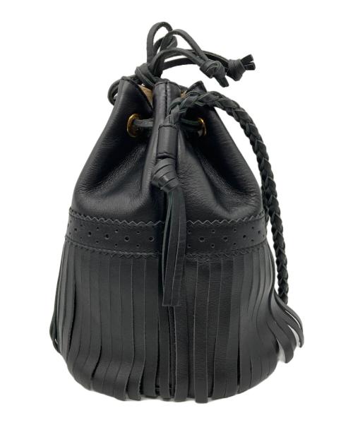 J&M DAVIDSON（ジェイ＆エム デヴィッドソン）J&M DAVIDSON (ジェイ＆エム デヴィッドソン) カーニバルフリンジレザーバッグ ブラックの古着・服飾アイテム