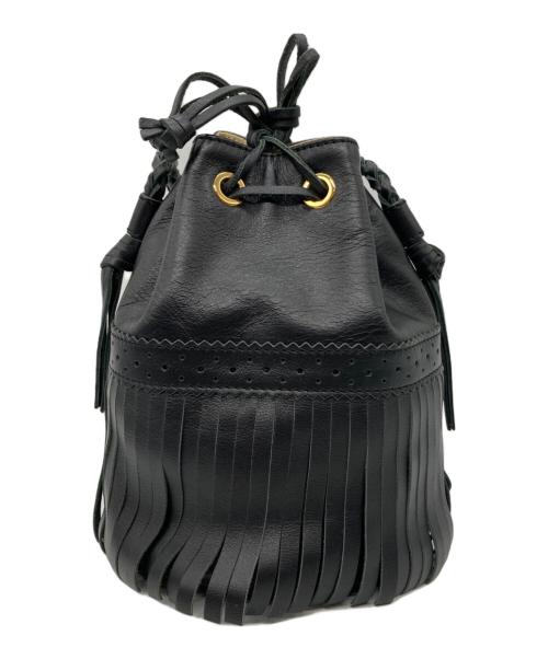 J&M DAVIDSON（ジェイ＆エム デヴィッドソン）J&M DAVIDSON (ジェイ＆エム デヴィッドソン) カーニバルフリンジレザーバッグ ブラックの古着・服飾アイテム