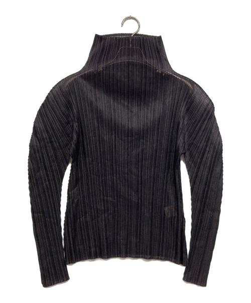 ISSEY MIYAKE FETE（イッセイミヤケフェット）ISSEY MIYAKE FETE (イッセイミヤケフェット) シアープリーツカットソー ブラウン サイズ:2の古着・服飾アイテム