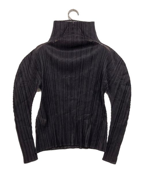 ISSEY MIYAKE FETE（イッセイミヤケフェット）ISSEY MIYAKE FETE (イッセイミヤケフェット) シアープリーツカットソー ブラウン サイズ:2の古着・服飾アイテム