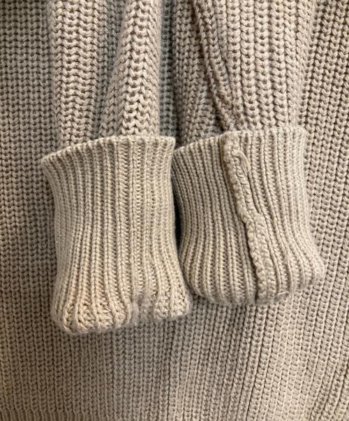 DRESSTERIOR（ドレステリア）DRESSTERIOR (ドレステリア) フリンジコットンニット ベージュ サイズ:記載なし(実寸サイズ参考)の古着・服飾アイテム