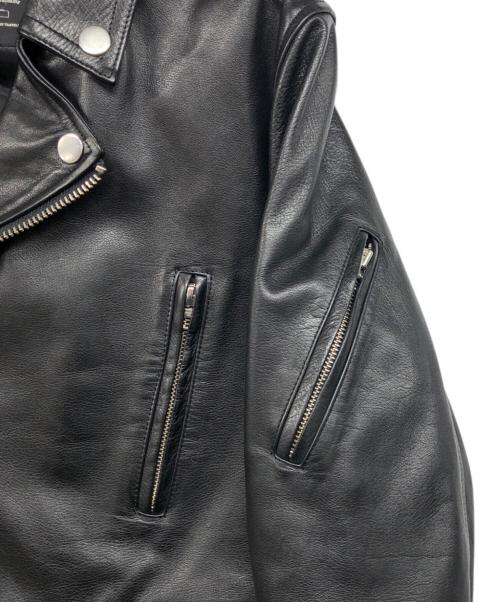 ART COMES FIRST（アートカムズファースト）ART COMES FIRST (アートカムズファースト) ダブルライダースジャケット ブラック サイズ:Sの古着・服飾アイテム