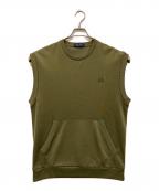 FRED PERRYフレッドペリー）の古着「Tricot Tank Top/ベスト」｜ユニフォームグリーン