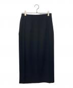 ...& DEARアンドディアー）の古着「ストレッチジョーゼットタイトスカート」｜ブラック