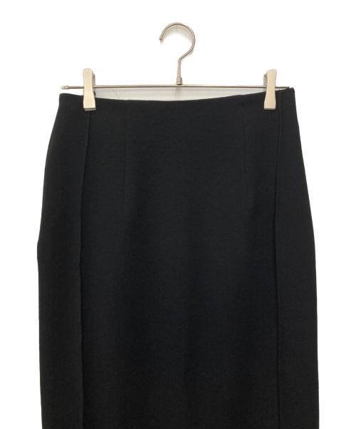 ...& DEAR（アンドディアー）...& DEAR (アンドディアー) ストレッチジョーゼットタイトスカート ブラック サイズ:38の古着・服飾アイテム