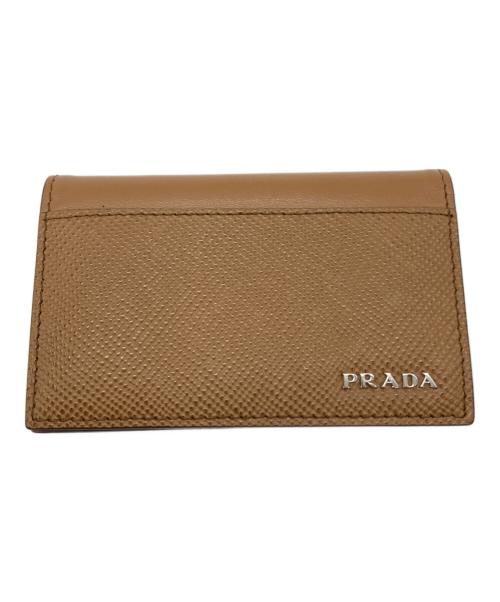 PRADA（プラダ）PRADA (プラダ) カードケース ベージュの古着・服飾アイテム