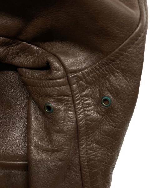 AVIREX（アヴィレックス）AVIREX (アヴィレックス) A-2 ホースハイド レザージャケット ブラウン サイズ:50の古着・服飾アイテム