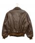 AVIREX (アヴィレックス) A-2 ホースハイド レザージャケット ブラウン サイズ:50：20000円