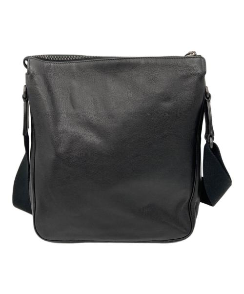 BOTTEGA VENETA（ボッテガベネタ）BOTTEGA VENETA (ボッテガベネタ) イントレチャートショルダーバッグ ブラックの古着・服飾アイテム