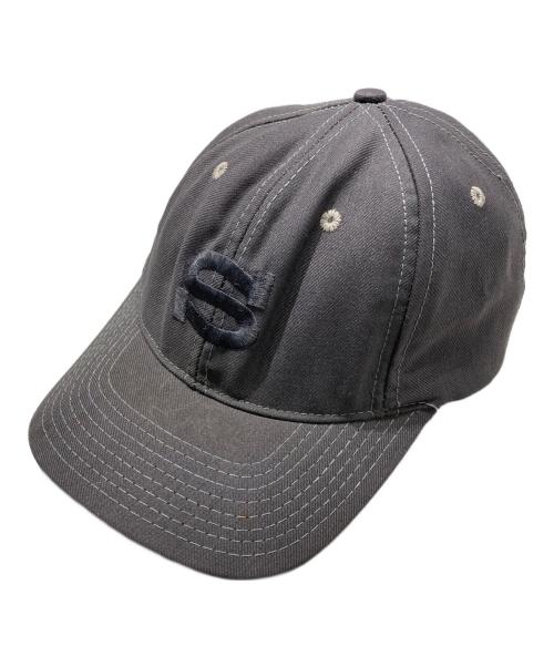 stussy（ステューシー）stussy (ステューシー) オールド 6パネルキャップ グレーの古着・服飾アイテム