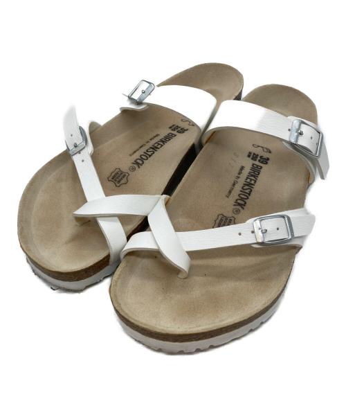 BIRKENSTOCK（ビルケンシュトック）BIRKENSTOCK (ビルケンシュトック) MAYARI サンダル ホワイト サイズ:25の古着・服飾アイテム