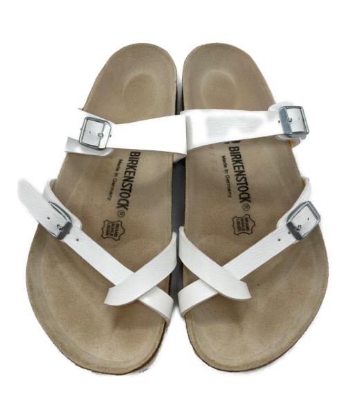 BIRKENSTOCK（ビルケンシュトック）BIRKENSTOCK (ビルケンシュトック) MAYARI サンダル ホワイト サイズ:25の古着・服飾アイテム