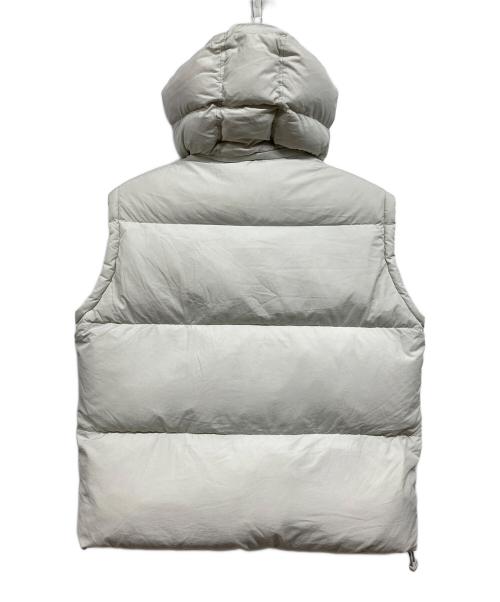 DIESEL（ディーゼル）DIESEL (ディーゼル) W-ROLFYS-SL　フード付ダウンベスト グレー サイズ:50の古着・服飾アイテム