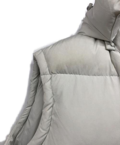 DIESEL（ディーゼル）DIESEL (ディーゼル) W-ROLFYS-SL　フード付ダウンベスト グレー サイズ:50の古着・服飾アイテム